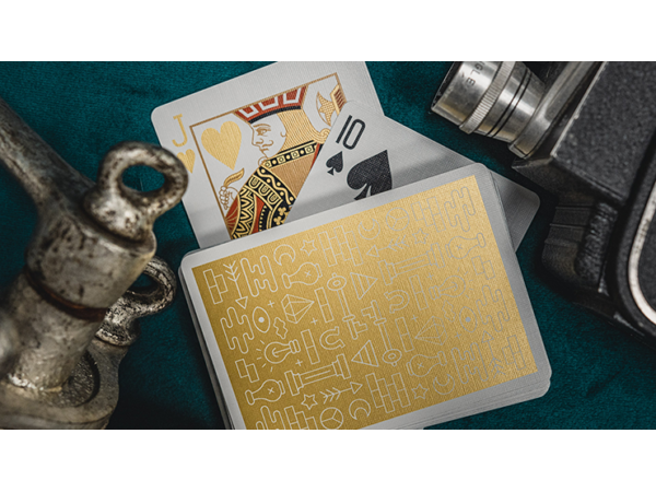 Gold ICON Playing Cards by Riffle Shuffle