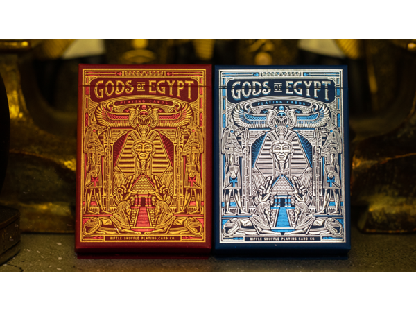 Gods of Egypt (Red) Playing Cards by Divine Playing Cards