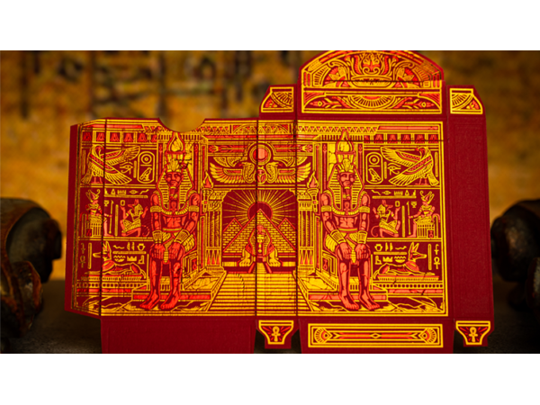 Gods of Egypt (Red) Playing Cards by Divine Playing Cards