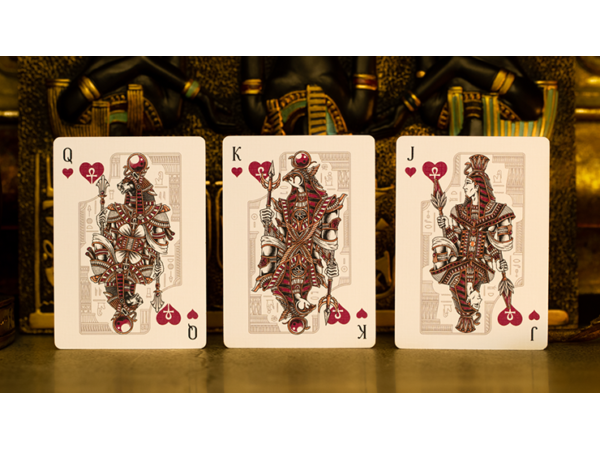 Gods of Egypt (Red) Playing Cards by Divine Playing Cards