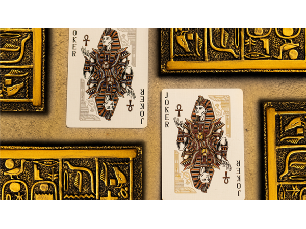 Gods of Egypt (Red) Playing Cards by Divine Playing Cards