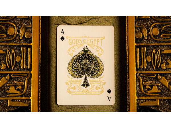 Gods of Egypt (Golden Oasis) Playing Cards by Divine Playing Cards