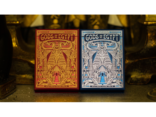 Gods of Egypt (Blue) Playing Cards by Divine Playing Cards