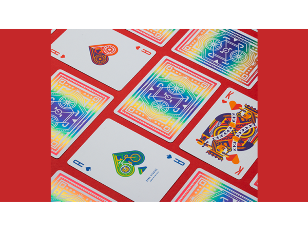 DKNG Rainbow Wheels (6 Seater Box Set) Playing Cards by Art of Play