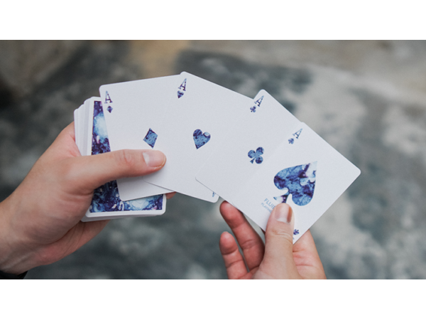 Fluid Art Blue (Standard Edition) Playing Cards