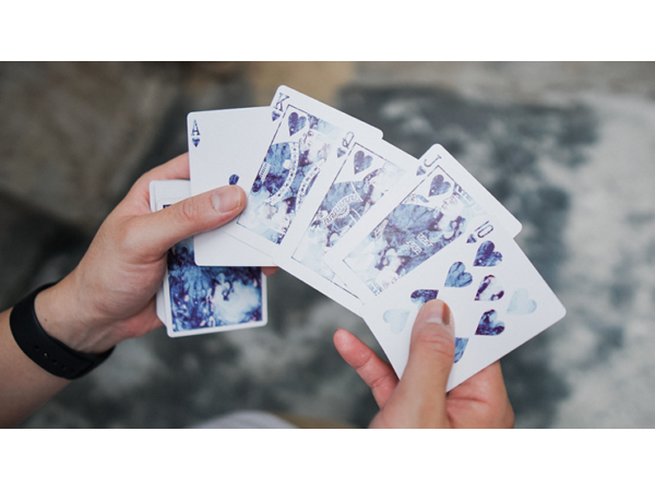 Fluid Art Blue (Standard Edition) Playing Cards