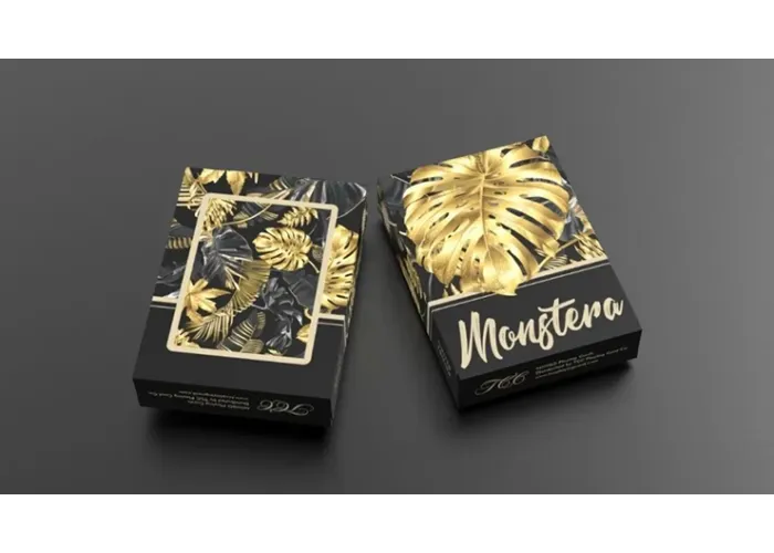 Monstera (Black) Playing Cards by TCC Presents