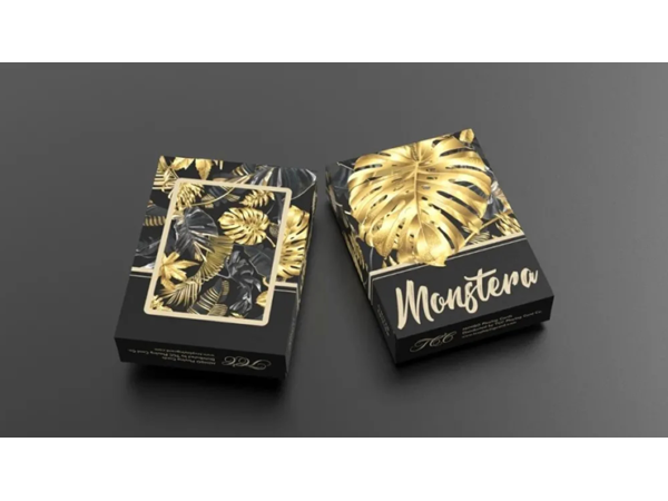 Monstera (Black) Playing Cards by TCC Presents