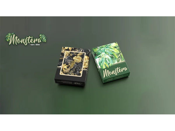 Monstera (Black) Playing Cards by TCC Presents