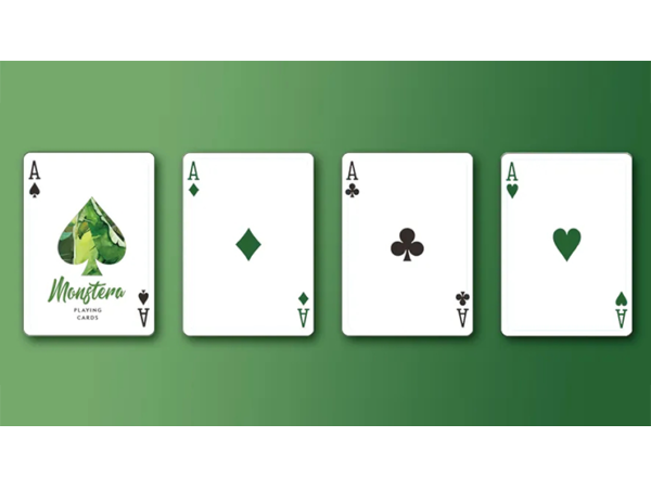 Monstera (Green) Playing Cards by TCC Presents