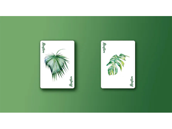 Monstera (Green) Playing Cards by TCC Presents