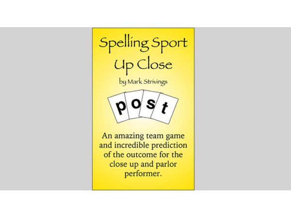SPELLING SPORT CLOSE -UP by Mark Strivings - Trick