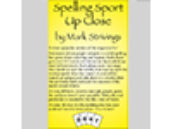 SPELLING SPORT CLOSE -UP by Mark Strivings - Trick