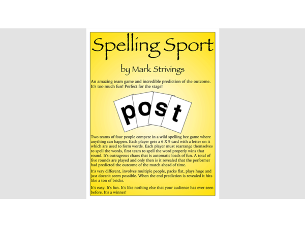 SPELLING SPORT STAGE by Mark Strivings - Trick