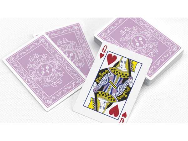 Black Roses Lavender (Marked) Edition Playing Cards