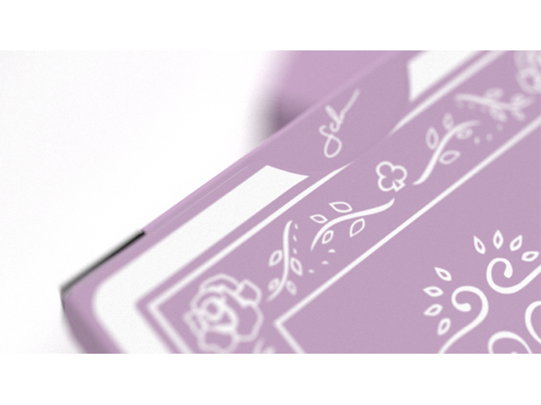 Black Roses Lavender (Marked) Edition Playing Cards