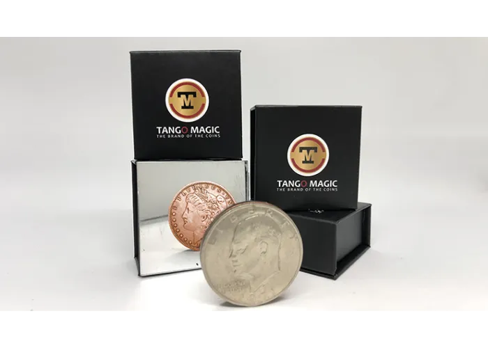 Copper Morgan Copper and Silver (Gimmicks and Online Instructions) by Tango Magic