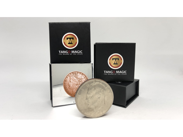 Copper Morgan Copper and Silver (Gimmicks and Online Instructions) by Tango Magic