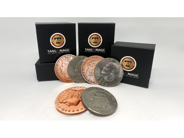 Copper Morgan Hopping Half (Gimmicks and Online Instructions) by Tango Magic - (CM002)