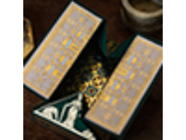 Gilded Limited Edition 2020 National Playing Card Deck Pandora's Box (Green & Gold) (Disease) by Seasons Playing Card