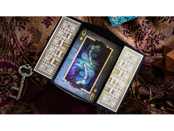 Gilded Limited Edition 2020 National Playing Card Deck Pandora's Box (Blue dot side) (Destruction) by Seasons Playing Card