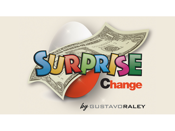 Surprise Change (Gimmicks and Online Instructions) by Gustavo Raley
