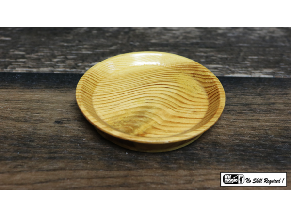 Wooden Coin Tray by Mr. Magic - Trick