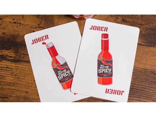 Gettin' Spicy -Chili Pepper Playing Cards by OPC