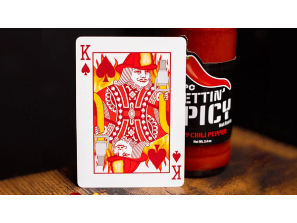Gettin' Spicy -Chili Pepper Playing Cards by OPC