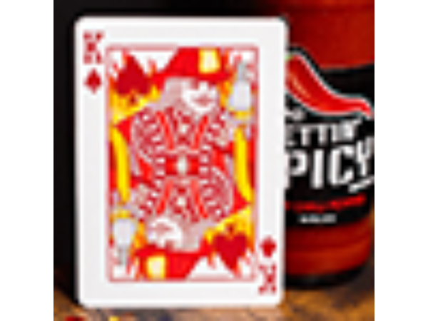 Gettin' Spicy -Chili Pepper Playing Cards by OPC