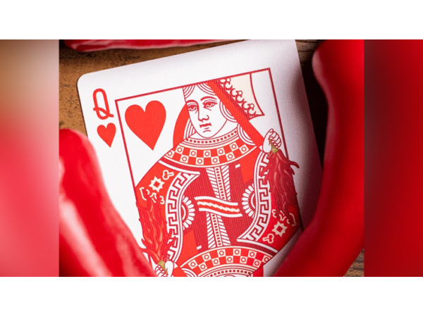 Gettin' Spicy -Chili Pepper Playing Cards by OPC