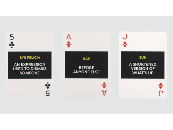 Lingo (Millennial) Playing Cards