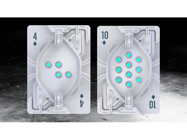 Gilded Fushia Bicycle Cybershock Playing Cards