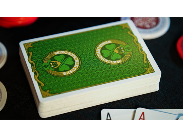 Slot Playing Cards (Wicked Leprechaun Edition) by Midnight Cards