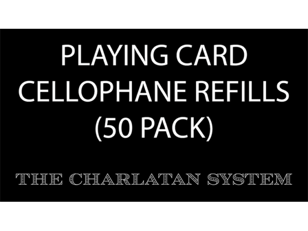 Playing Card Cellophane Refills (50 Units)