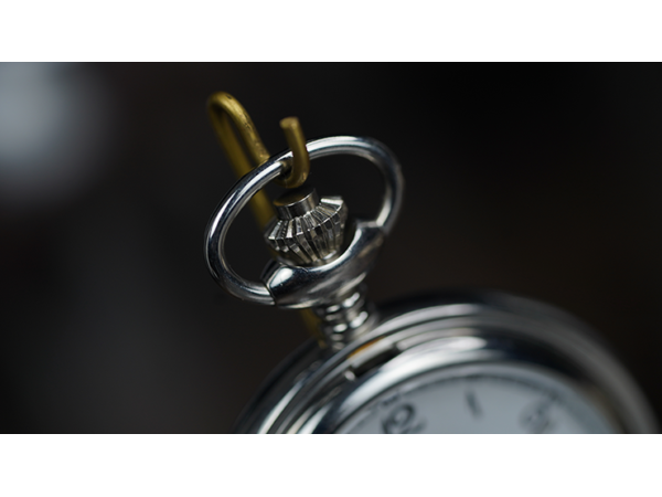 Infinity Pocket Watch V3 - Silver Case White Dial / STD Version (Gimmick and Online Instructions) by Bluether Magic