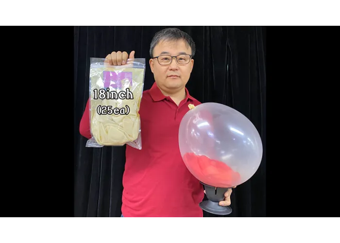 Inside of balloon support + 18 inch balloons for balloon piercing 25 pieces by JL Magic