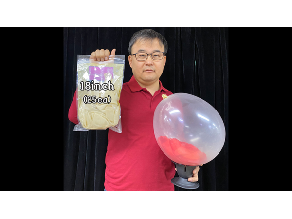 Inside of balloon support + 18 inch balloons for balloon piercing 25 pieces by JL Magic
