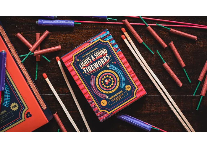 Fireworks Playing Cards by Riffle Shuffle