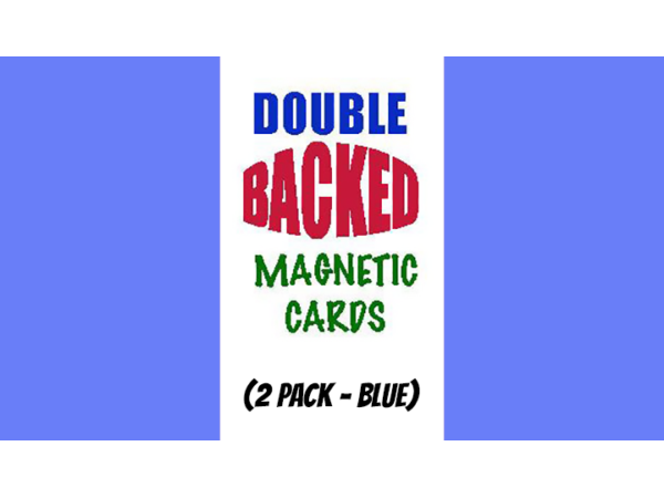 Magnetic Cards (2 pack/Blue) by Chazpro Magic.