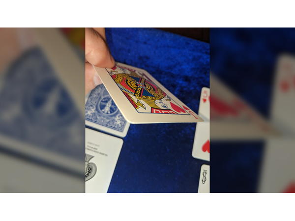 Magnetic Cards (2 pack/double back red) by Chazpro Magic.