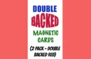 Magnetic Cards (2 pack/double back red) by Chazpro Magic. – Image 1