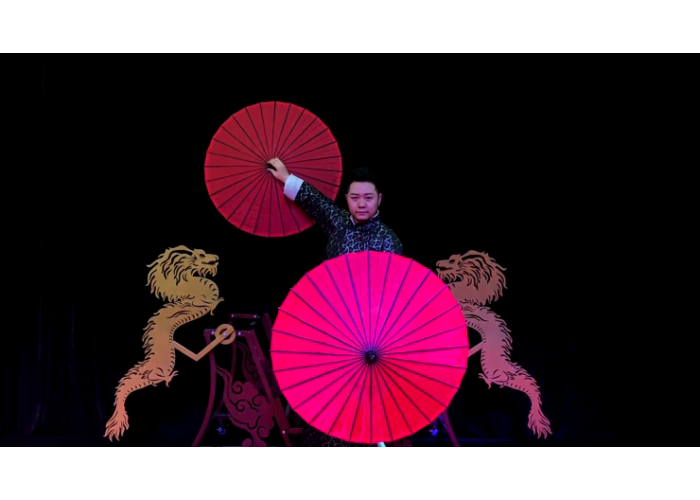 Dragon Parasol Set RED by LY & MS Magic