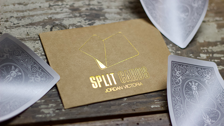 Split Card my-magicshop.com | COLORED Split Cards 10 ct. (Silver) by PCTC