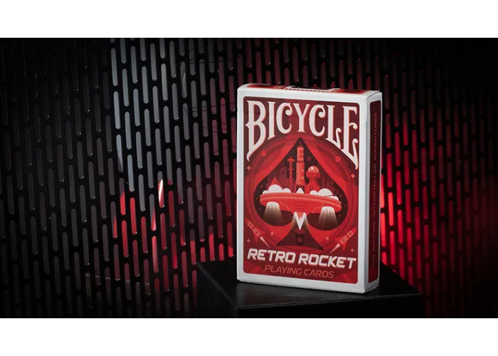 Retro Rocket Playing Cards