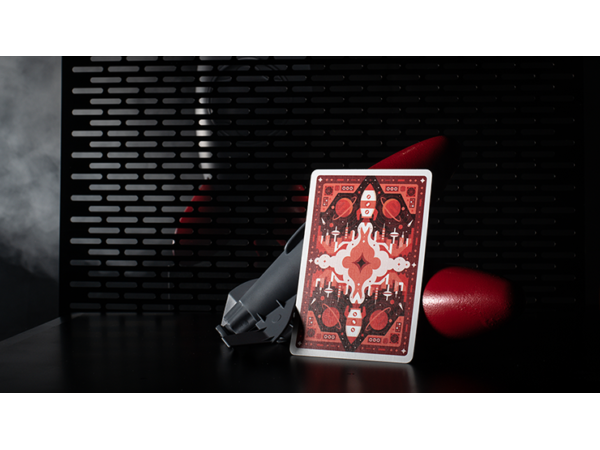 Retro Rocket Playing Cards