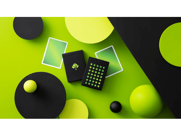 NOC Tropic Green Colorgrades Playing Cards by Art of Play