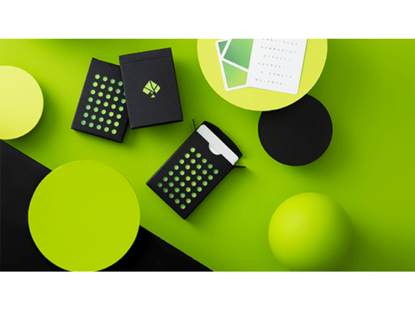 NOC Tropic Green Colorgrades Playing Cards by Art of Play