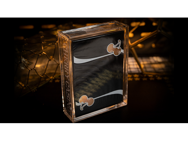Limited Edition Cherry Casino Gilded (Monte Carlo Black and Gold) Numbered Seals Playing Cards by Pure Imagination Projects