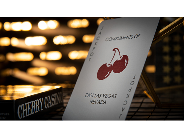 Cherry Casino (Monte Carlo Black and Gold) Playing Cards by Pure Imagination Projects